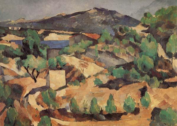 Paul Cezanne Mountains seen from l'Estaque Germany oil painting art